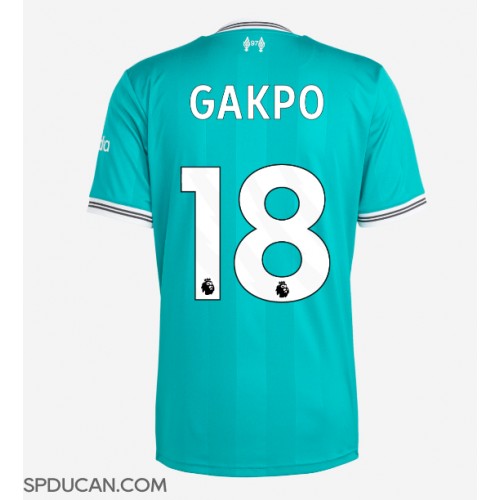 Muški Nogometni Dres Liverpool Cody Gakpo #18 Rezervni 2025-26 Kratak Rukav